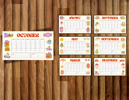 2025 Printable Kids Calendar – Cute, Editable, and Perfect for Homeschool or Wall Display! - Wesecurelife