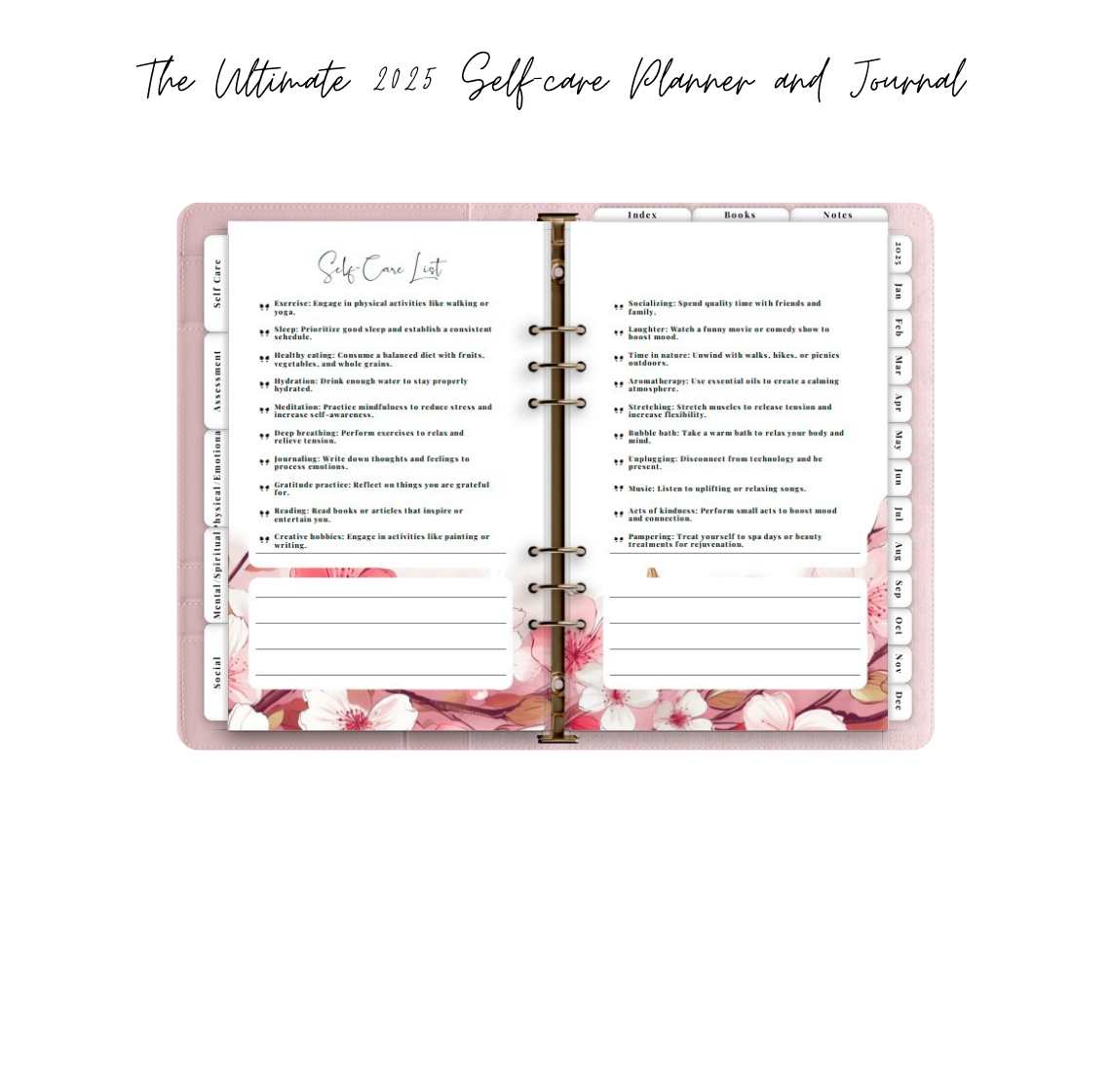 All-in-One Digital Planner: Daily, Weekly & Monthly for Goodnotes & iPad | Self-Care & Productivity Journal - Wesecurelife