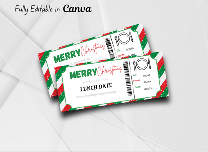 Lunch Date Gift Christmas Gift Certificate | College Fund Gift Voucher | College Contribution Printable Certificate | INSTANT DOWNLOAD - EDITABLE Text - Wesecurelife